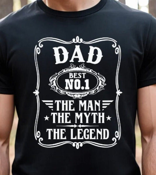 DAD The Man The Myth The Legend T-shirt, Fathers Day Gift