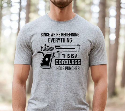Cordless Hole Punch T-shirt